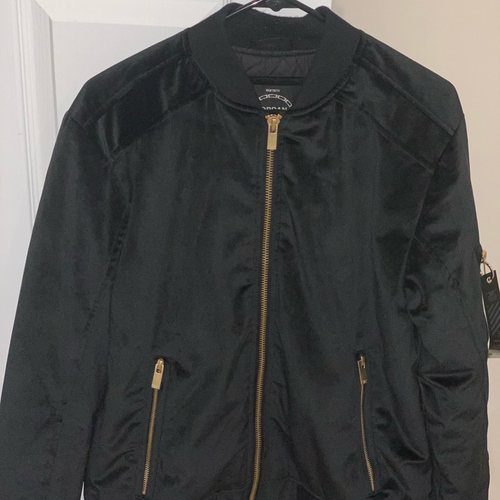 Jordan Craig Black Bomber Jacket